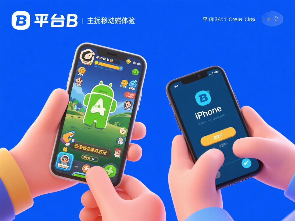 平台B：主打移动端体验，无论是安卓还是iOS用户，